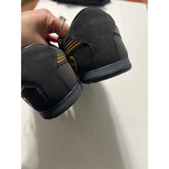 Mens 8.5 Tai Chi Shoes Black & Gold Do-Win - Picture 5 of 10